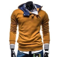 Hoodie Fashion Sweat Pull capuche Homme trendy 2016 Camel